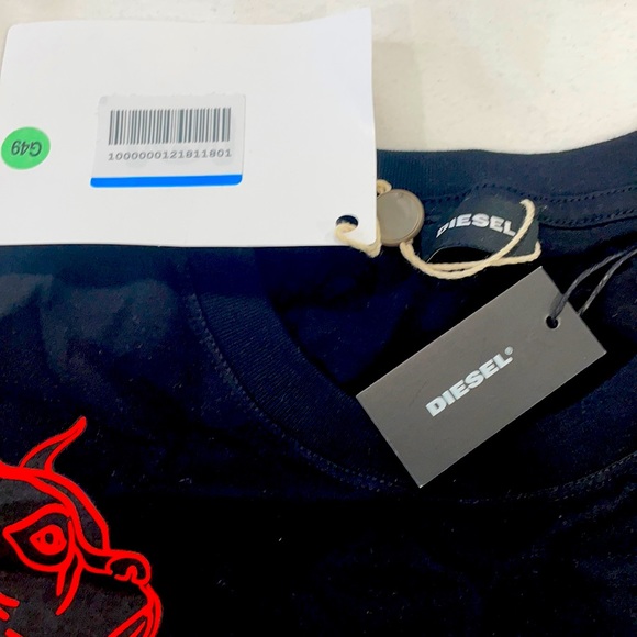 Diesel tshirt blk nwt - Picture 2 of 10